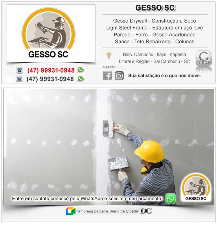 Parede de gesso Balneário Camboriú Parede de gesso Balneário Camboriú